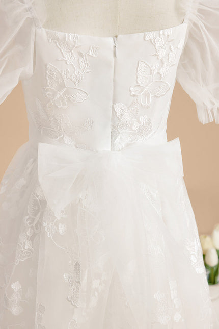 Robe Dentelle Nuptiale Enfantine Élégante - gallery 9