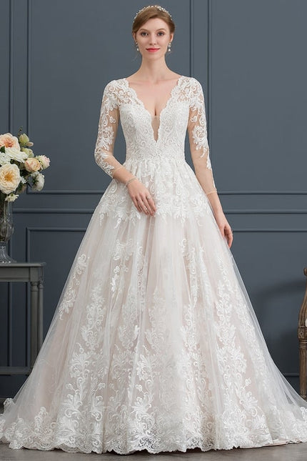 Robe Dentelle Mi-Longue Dentelle