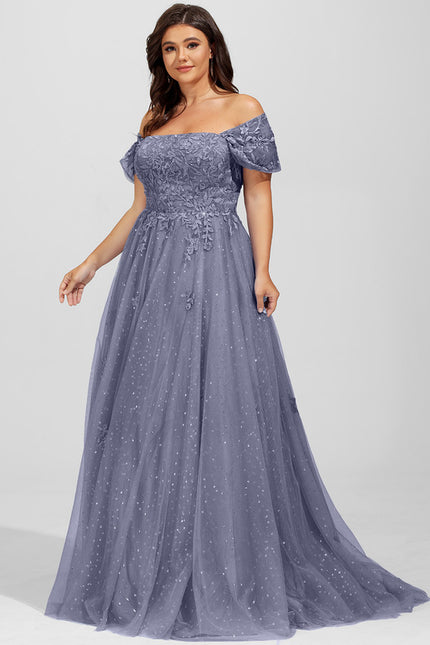 Robe Dentelle Lavande Étoilée - gallery 6
