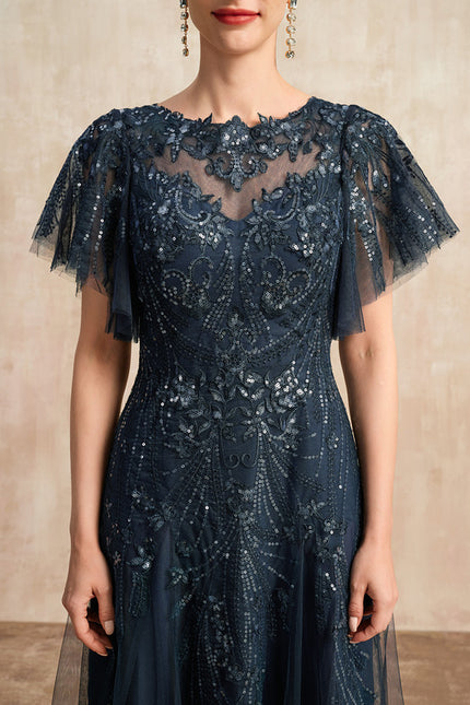 Robe Dentelle Éclat Océanique - gallery 3