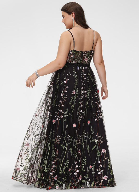 Robe Dentelle Florale Ethnique - gallery 5