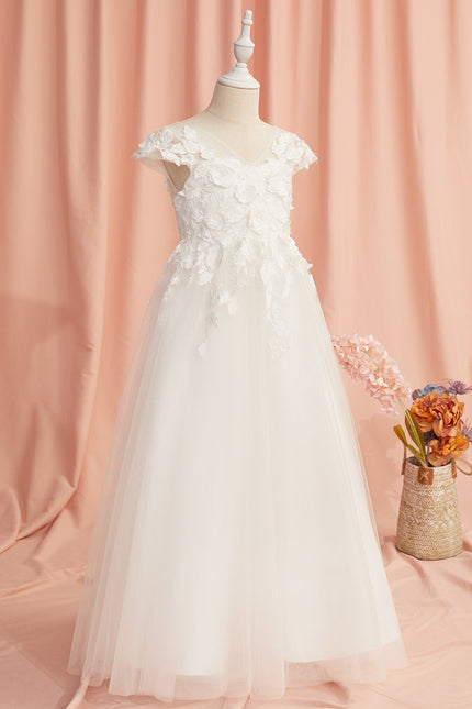 Robe Dentelle Éclat Floral Éthéré - gallery 8
