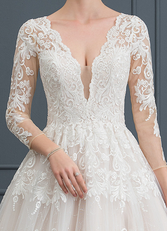 Robe Dentelle Mi-Longue Dentelle - gallery 6