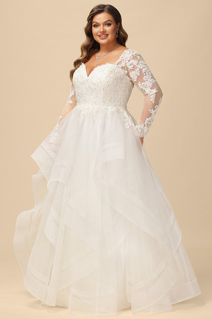 Robe Dentelle Nuptiale Aérienne - gallery 9