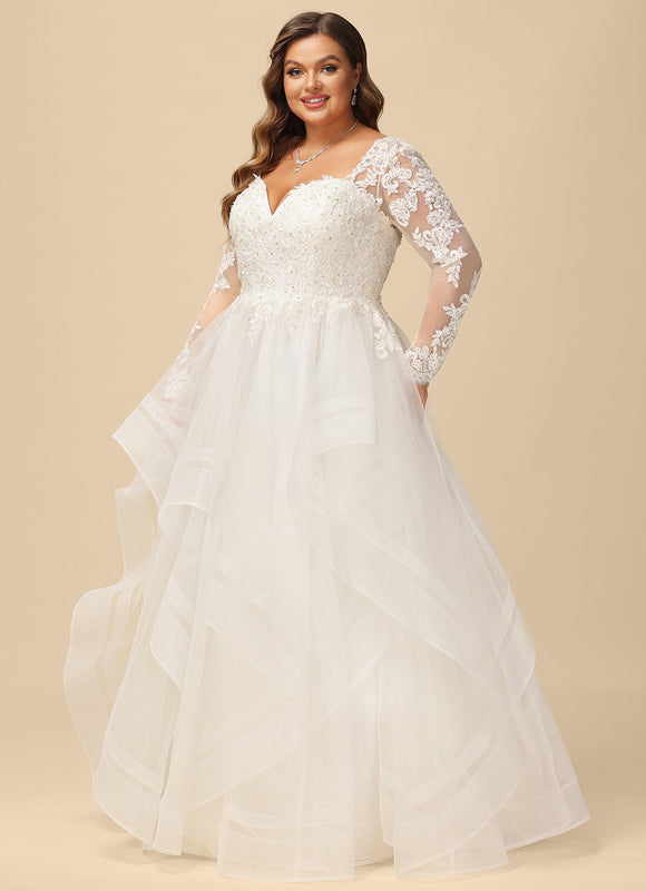 Robe Dentelle Nuptiale Aérienne - gallery 9