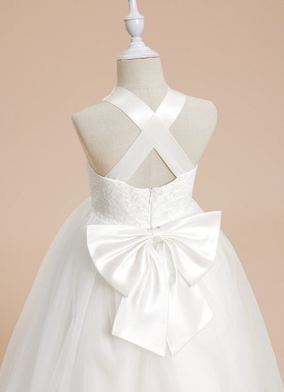 Robe Dentelle Satinée Nuptiale - gallery 1