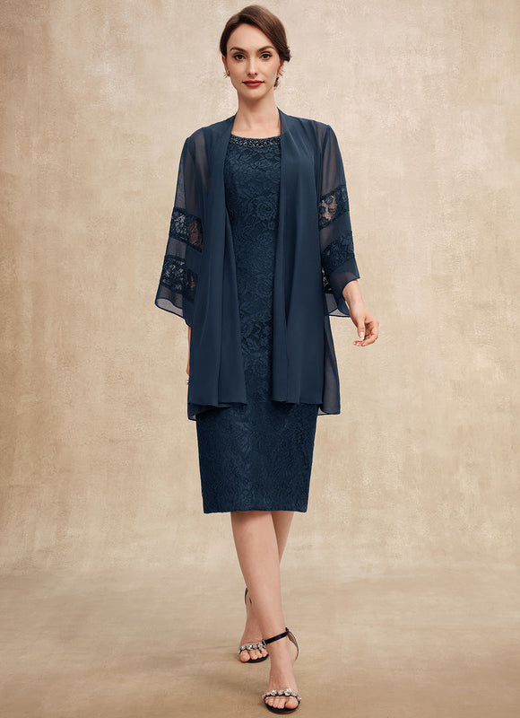 Robe Dentelle En Dentelle Marine