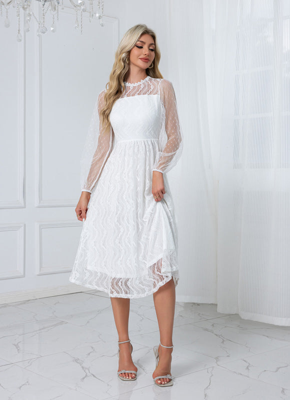 Robe Dentelle Blanche Mariage - gallery 1