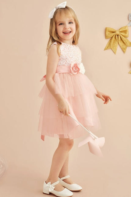 Robe Mariage Rose Dentelle - gallery 6