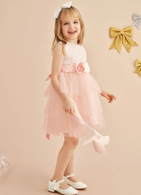 Robe Mariage Rose Dentelle - gallery 6