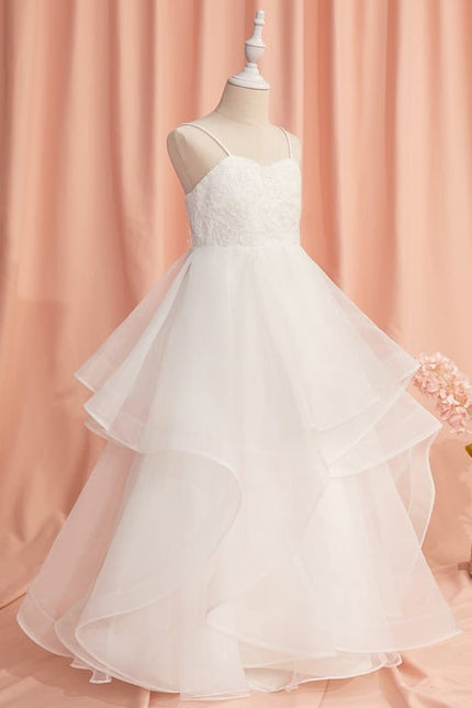 Robe Dentelle Nuageuse Florale - gallery 1