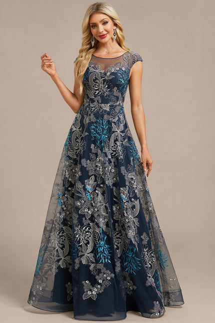 Robe Longue Transparente Dentelle - gallery 4