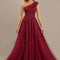 Robe Dentelle Bordeaux Scintillante
