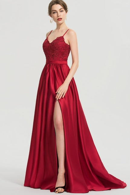 Robe Dentelle Ébène Rubis - gallery 7