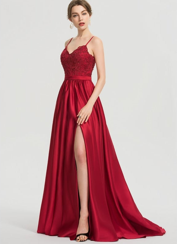Robe Dentelle Ébène Rubis - gallery 7