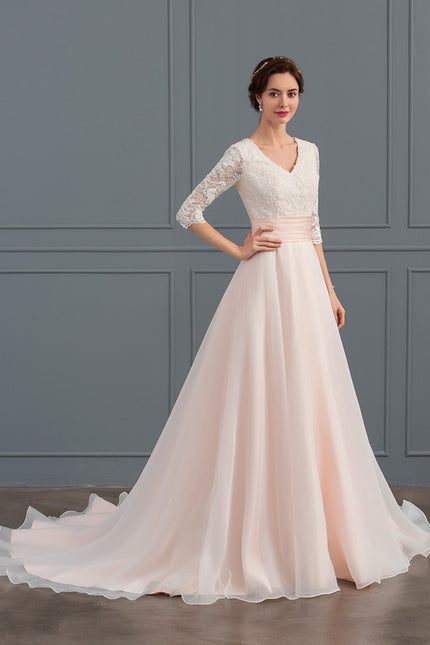 Robe Dentelle Épousée Élégante - gallery 1