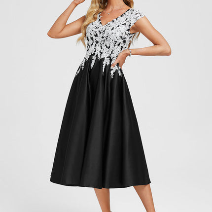 Robe Trapèze Dentelle