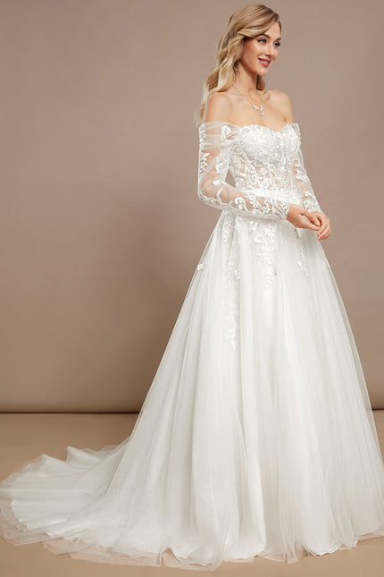 Robe Dentelle Nuptiale Tulle Brodé
