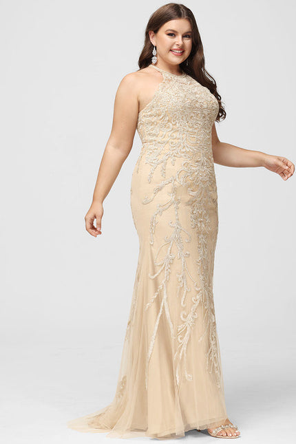 Robe Dentelle Sirène Écrue - gallery 5