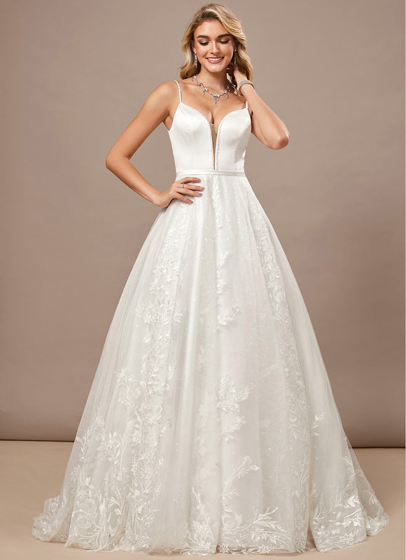 Robe Dentelle Perlée - gallery 2