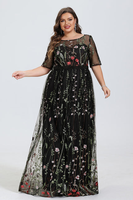 Robe Dentelle Florale Envoûtante - gallery 5
