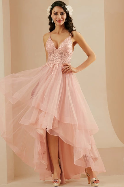 Robe Dentelle Rose Pastel - gallery 5