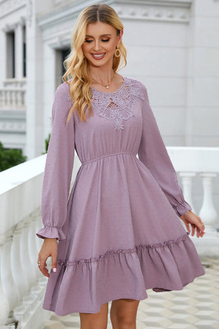 Robe En Dentelle Bleu Marine