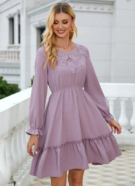 Robe En Dentelle Bleu Marine