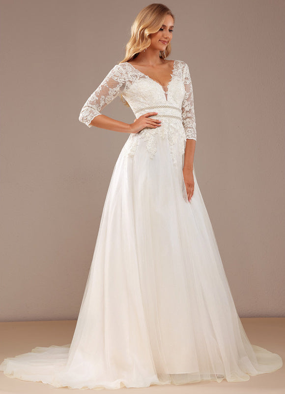 Robe Dentelle Élégance Tulle Dentelle