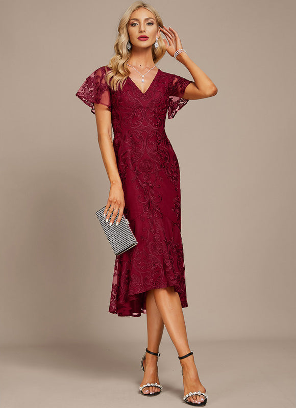 Robe De Soirée En Dentelle Africaine