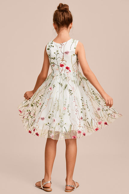 Robe Dentelle Fleurie Légère - gallery 5