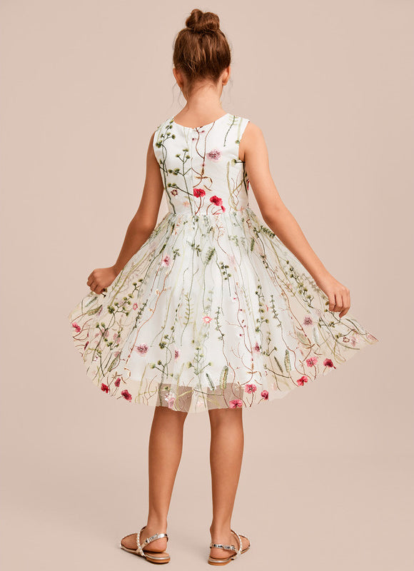 Robe Dentelle Fleurie Légère - gallery 5