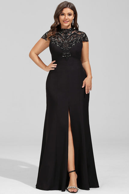 Robe Dentelle Noire Glamour - gallery 7