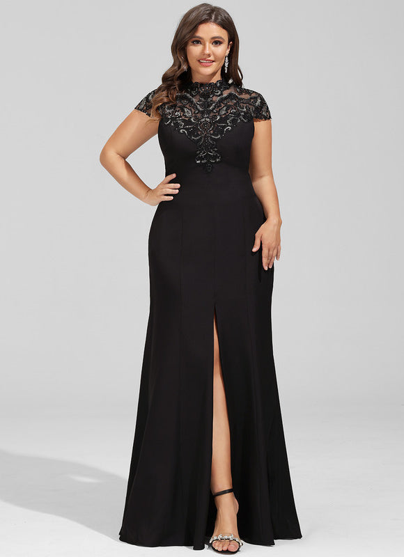 Robe Dentelle Noire Glamour - gallery 7