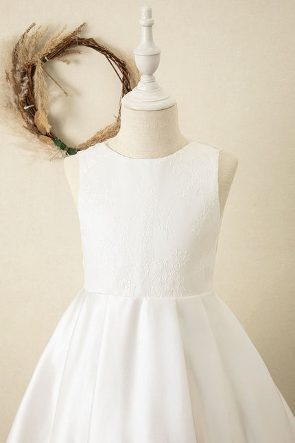Robe Dentelle Étoile De Satin - gallery 1