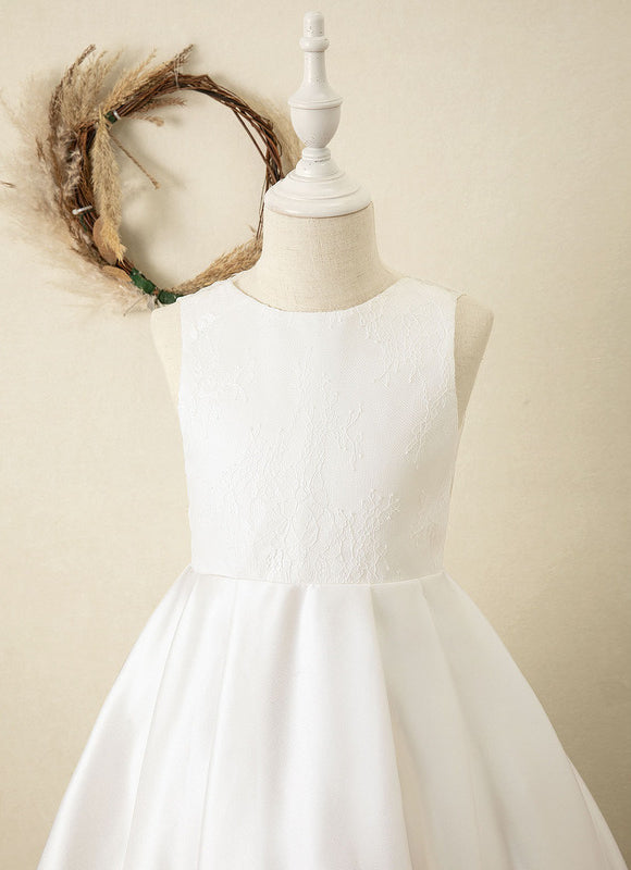Robe Dentelle Étoile De Satin - gallery 1