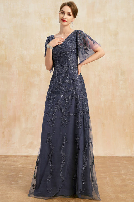 Robe Dentelle Vaporeuse Ornée - gallery 3