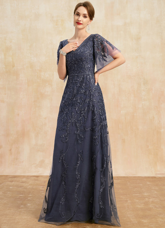 Robe Dentelle Vaporeuse Ornée - gallery 3