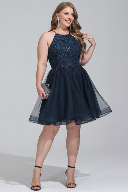 Robe Dentelle Tulle Noire - gallery 8