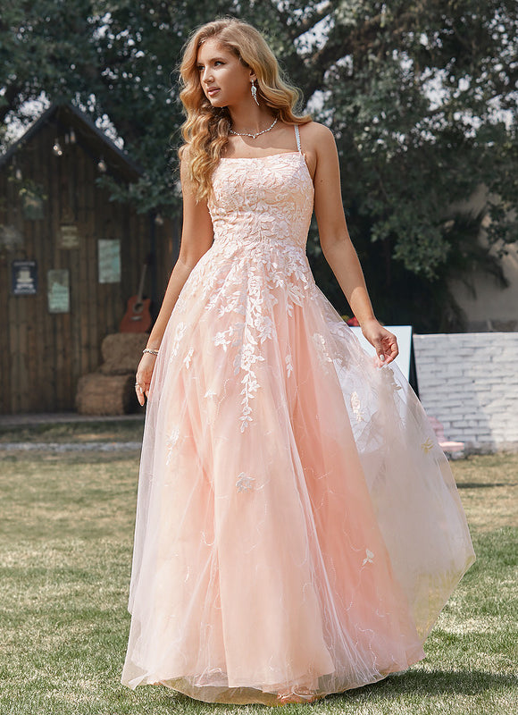 Robe Dentelle Bal Tulle Floral - gallery 8