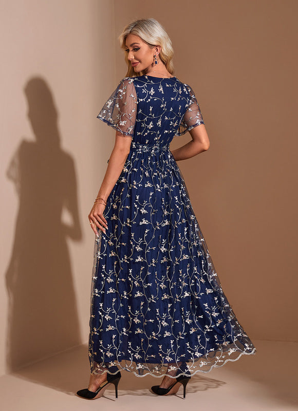 Robe Dentelle Maxi Florale - gallery 2