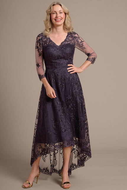 Robe Dentelle Et Mousseline