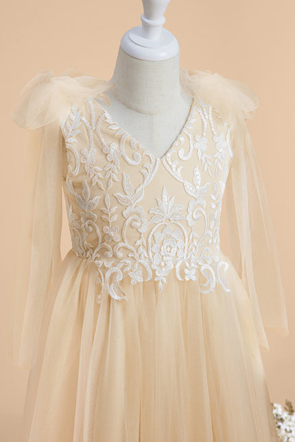 Robe Dentelle Champagne - gallery 6