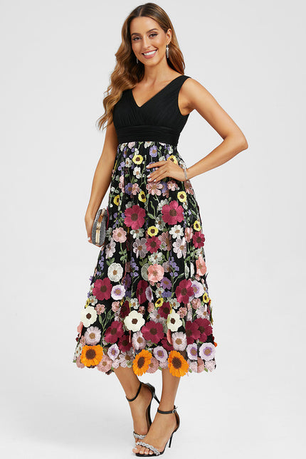 Robe Dentelle Éclat Florale - gallery 4