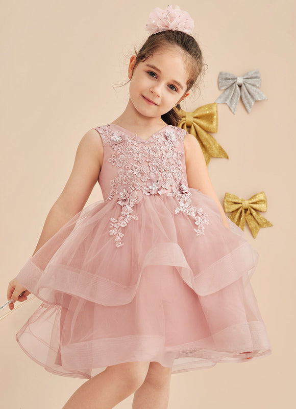 Robe Dentelle Floue Rose 3D - gallery 1