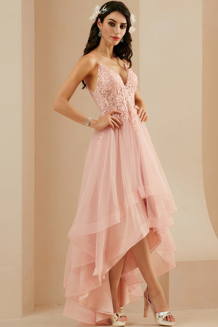 Robe Dentelle Rose Pastel - gallery 3