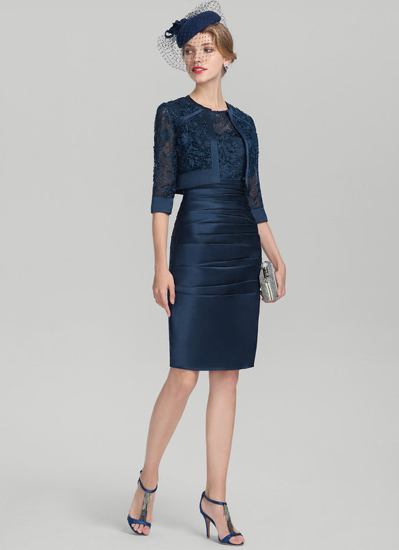 Robe Dentelle Chic Marine - gallery 6