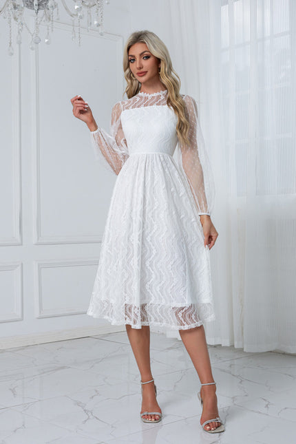 Robe Dentelle Blanche Mariage - gallery 6