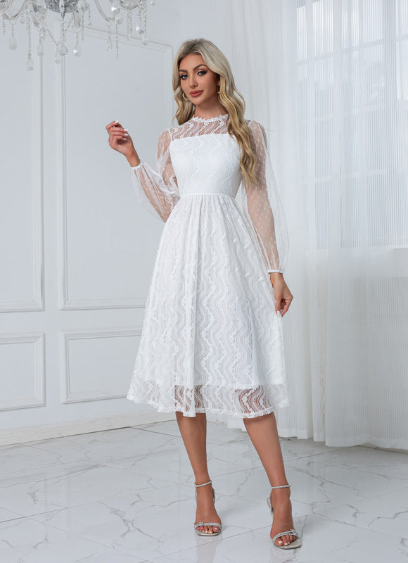 Robe Dentelle Blanche Mariage - gallery 6