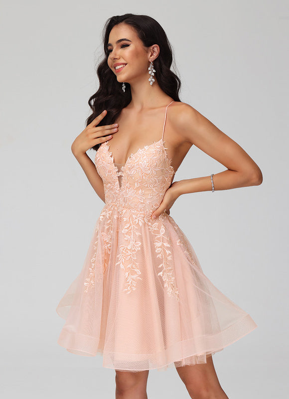 Robe Cocktail Bustier Dentelle - gallery 6